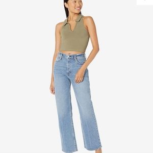 ❤️ NWOT! ABERCROMBIE & FITCH 90'S STRAIGHT ULTRA HIGH RISE JEANS, 18 (34)